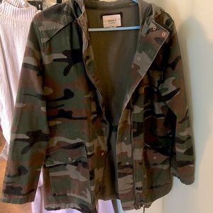 Camo Oversized Jacket F21